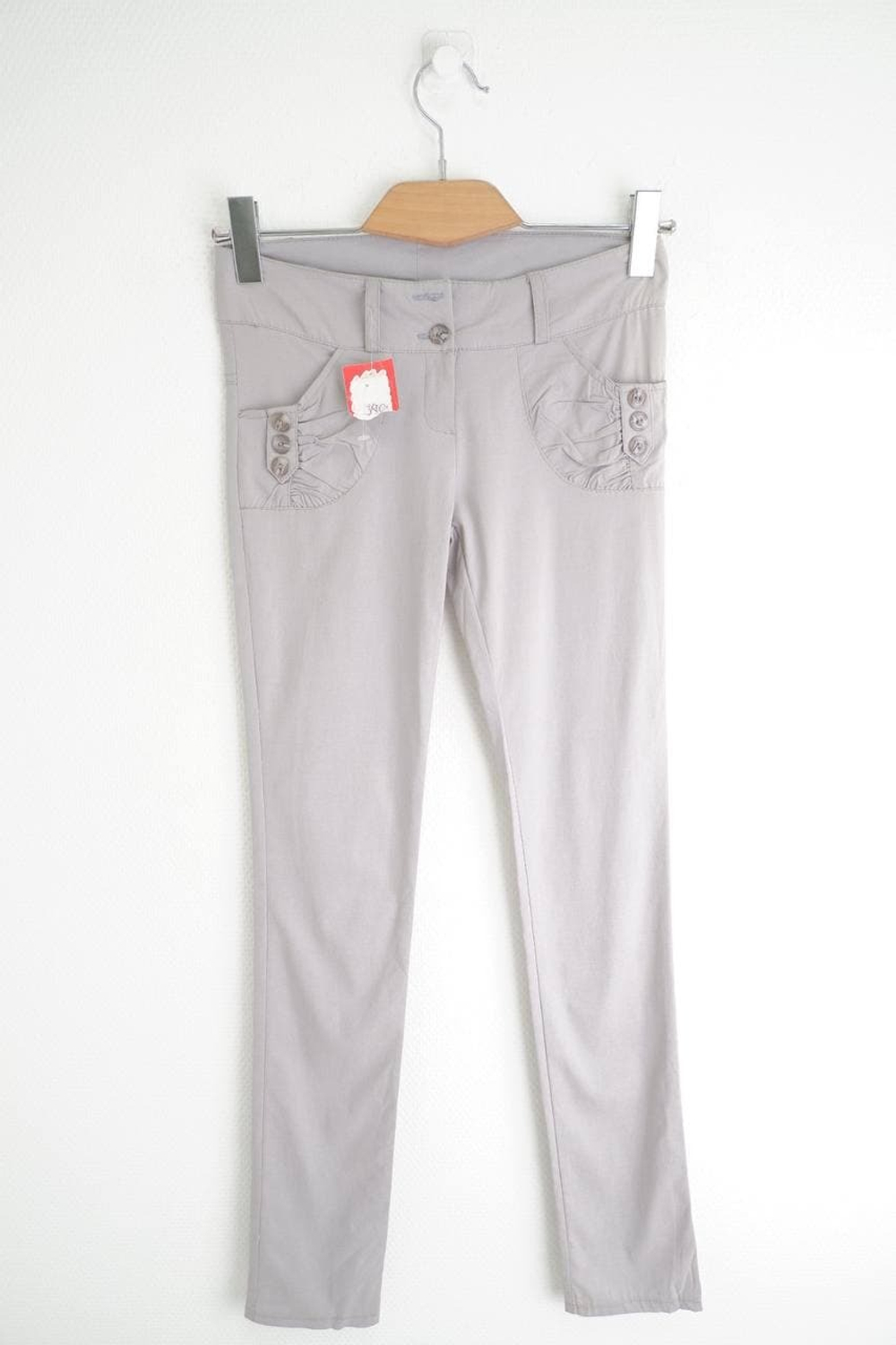 Брюки Made in Kyrgyzstan светлые 42 размер, новые