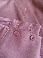 Платье - рубашка "Лондон" из шерсти премиального качества, вставка из складок