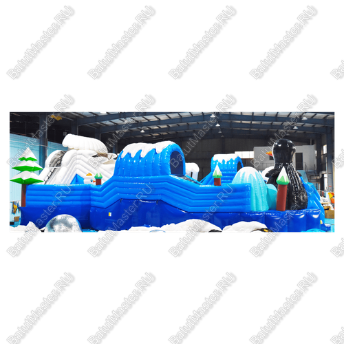 Наземный надувной аквапарк «Морское царство» 16,5*14*6 м