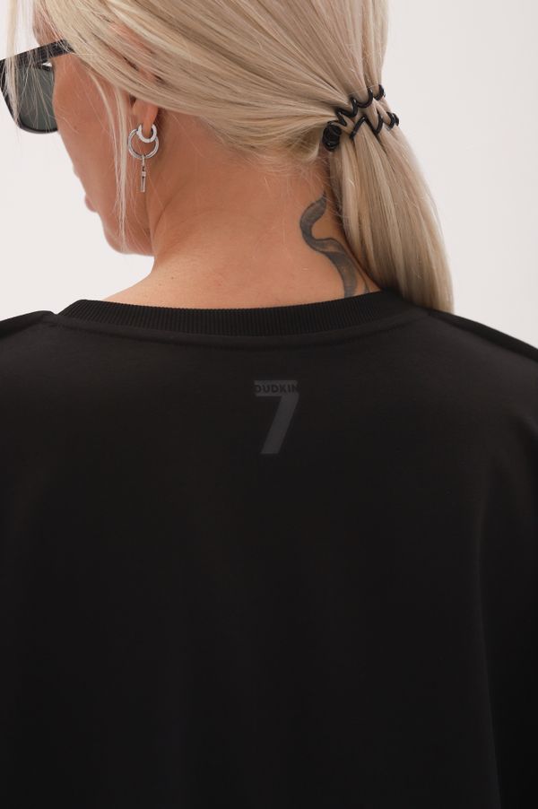 Футболка оверсайз(унисекс) плотная «ХУЙ из кнопок»