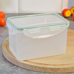 Контейнер 1л герметичный прямоугольный "Hitt"