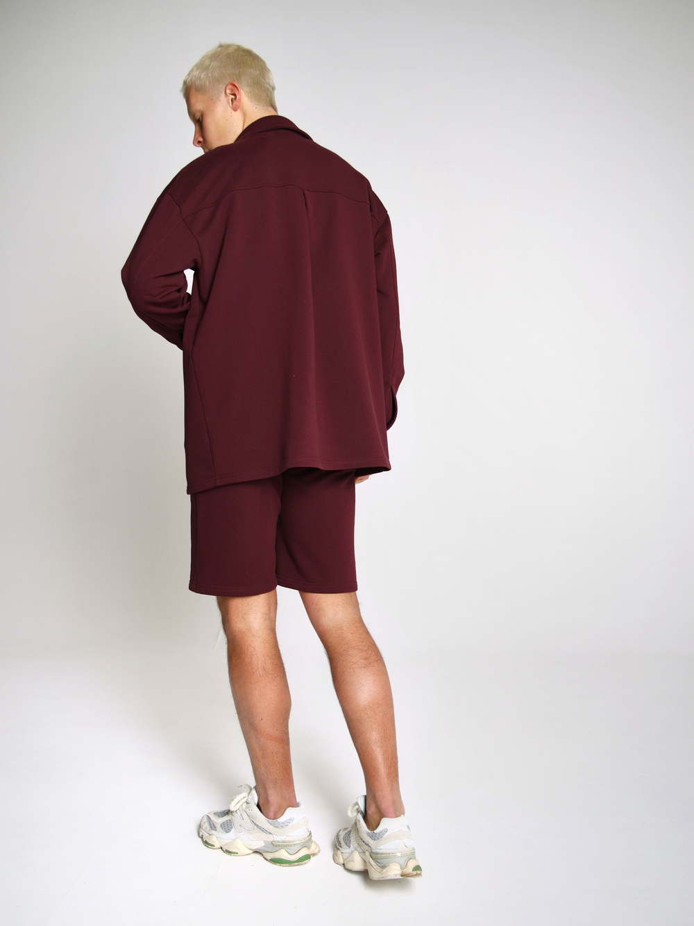 Рубашка трикотажная Город Горький бордо бордовая красная