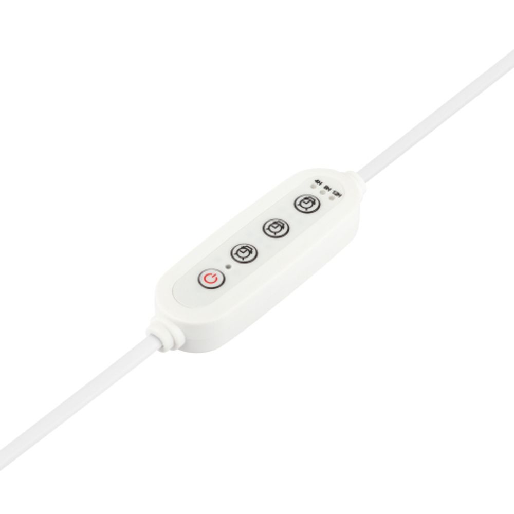 Разветвитель сетевой для линейных светильников ЭРА 4х IEC C5 3pin+timer на 4 точки с таймером 4, 8, 12H 2 м | Аксессуары для фито светильников