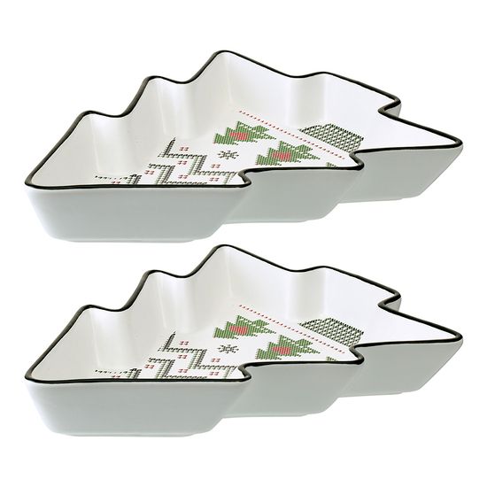 Набор из двух сервировочных тарелок sweet memories из коллекции new year essential