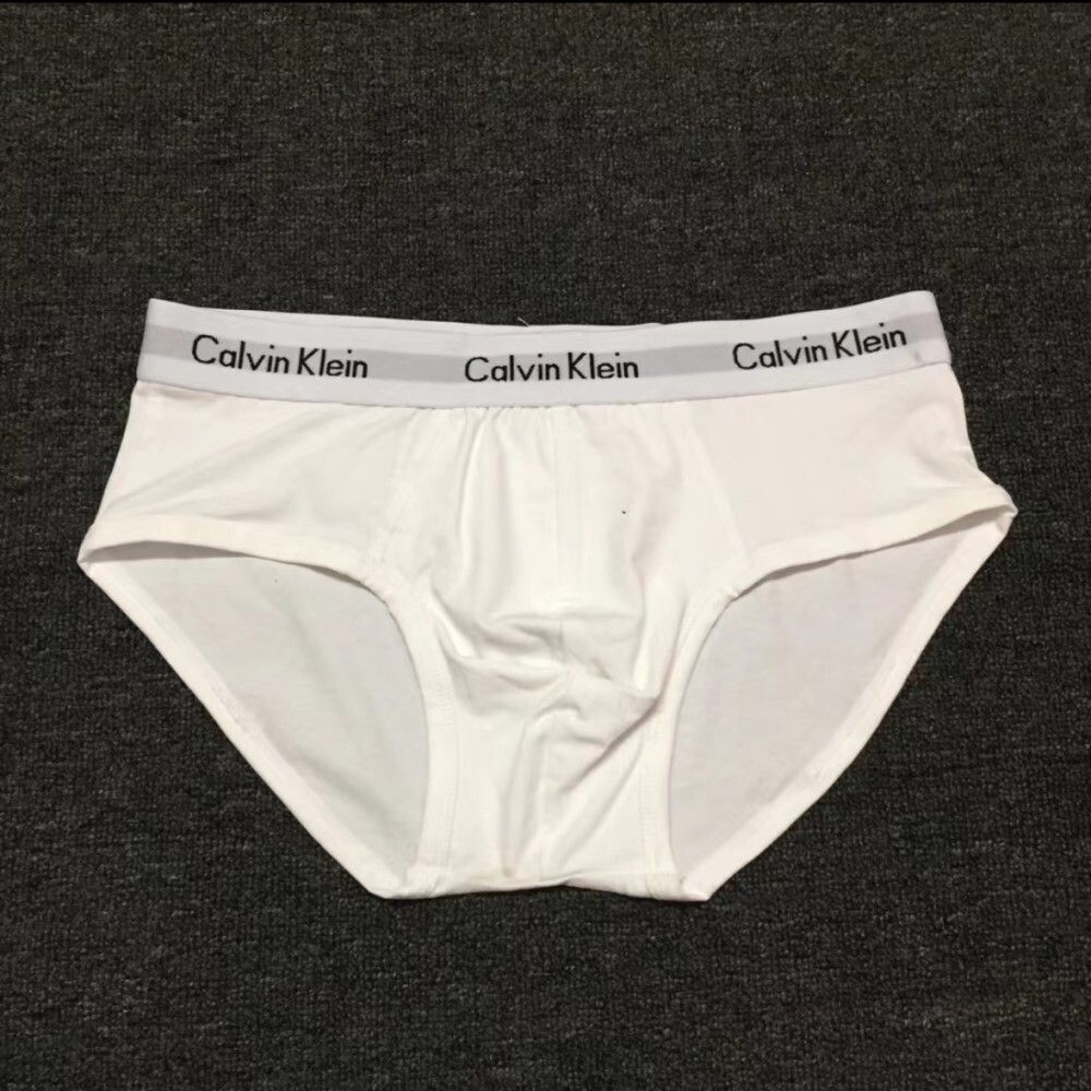 Мужские трусы брифы белые Calvin Klein Briefs СК36621-1