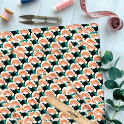 Ткань Барби ретро символы