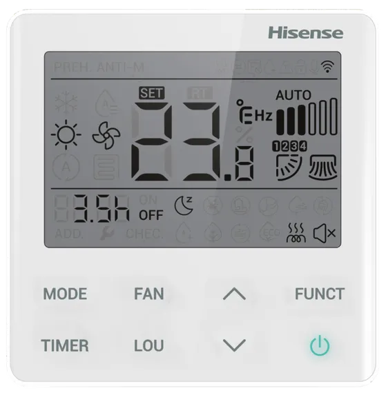Внутренний блок настенного типа серии ZOOM FREE Match DC Inverter R32 Wi-Fi AMS-24UW4RBTKB02
