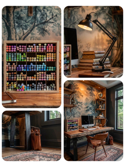 D-Box Органайзер для маркеров 5х5, H1145 ST10 Дуб Бардолино натуральный