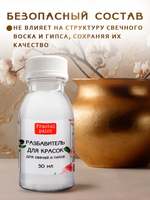 Разбавитель красок для свечей и гипса