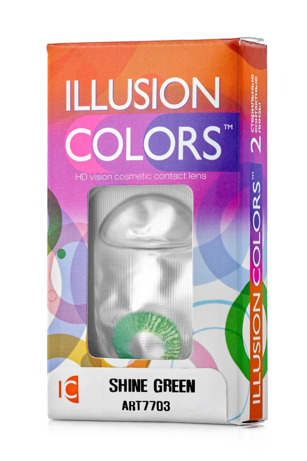 Цветные линзы ILLUSION Colors Shine купить в интернет магазине Линзынадом24.рф