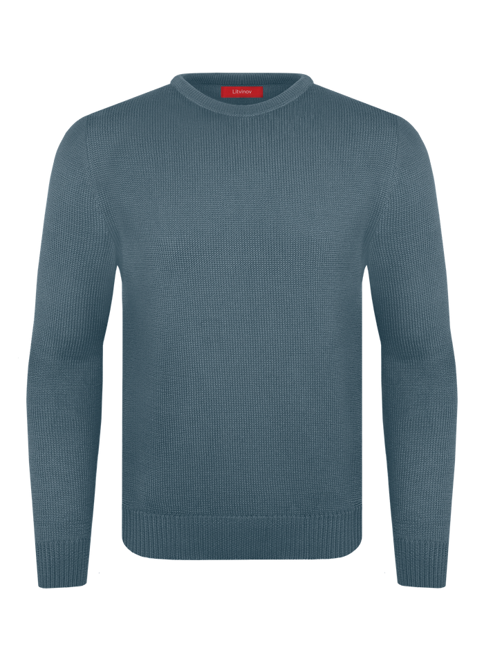 Джемпер из мягкой шерсти, синяя группа