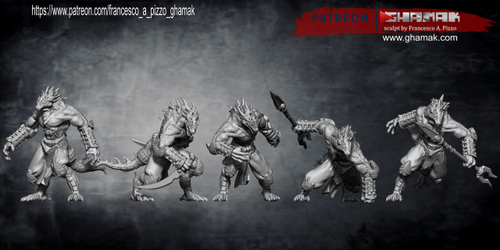 Grand Alliance Order Seraphon Lizardmen Saurus Guard  Ящеры-стражи 1шт. миниатюра для dnd, днд, pathfinder, фентези, Настольная игра, НРИ, Варгейм, РПГ