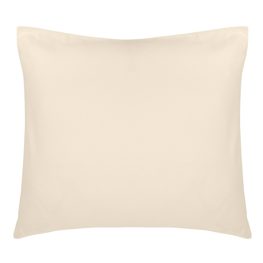 Набор из двух наволочек из сатина кремового цвета из коллекции essential