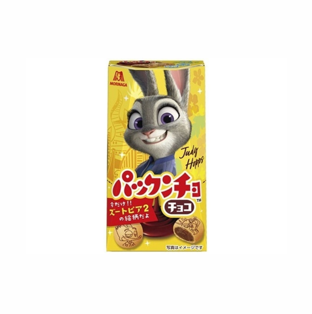 Хрустящее круглое печенье с шоколадной начинкой Morinaga