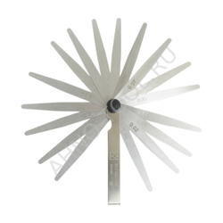 Набор щупов №2 (0.02 - 0.5мм), 17 пластин, 100мм ГОСРЕЕСТР 90277-23 ТОЧИНТЕХ (с поверкой)