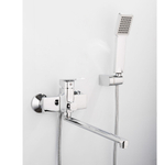 Смеситель для ванны и раковины 35к F2246 FRAP див корп (L-излив, хром, латунь)