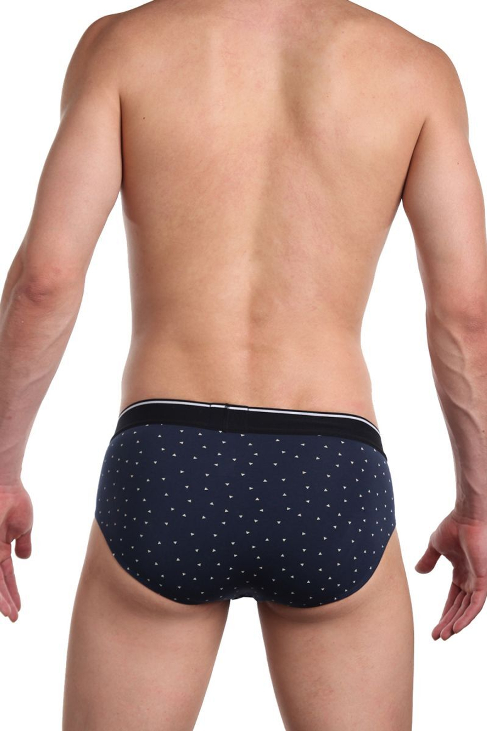 Трусы-слипы из высококачественного плотного хлопка (Размер: M) (Цвет: темно-синий)
