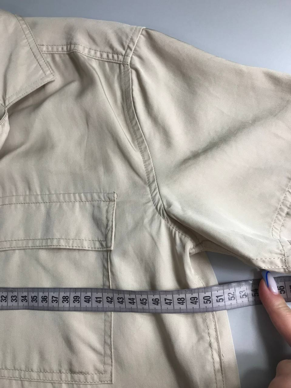 Рубашка Colins плотная, маркировка XS, визуально на 42 размер