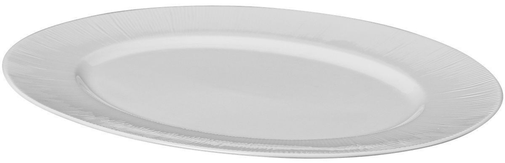Блюдо овальное 33,7*26,6 см, h=2.2см, фарфор "NOBLE" серия "NEO SILK"