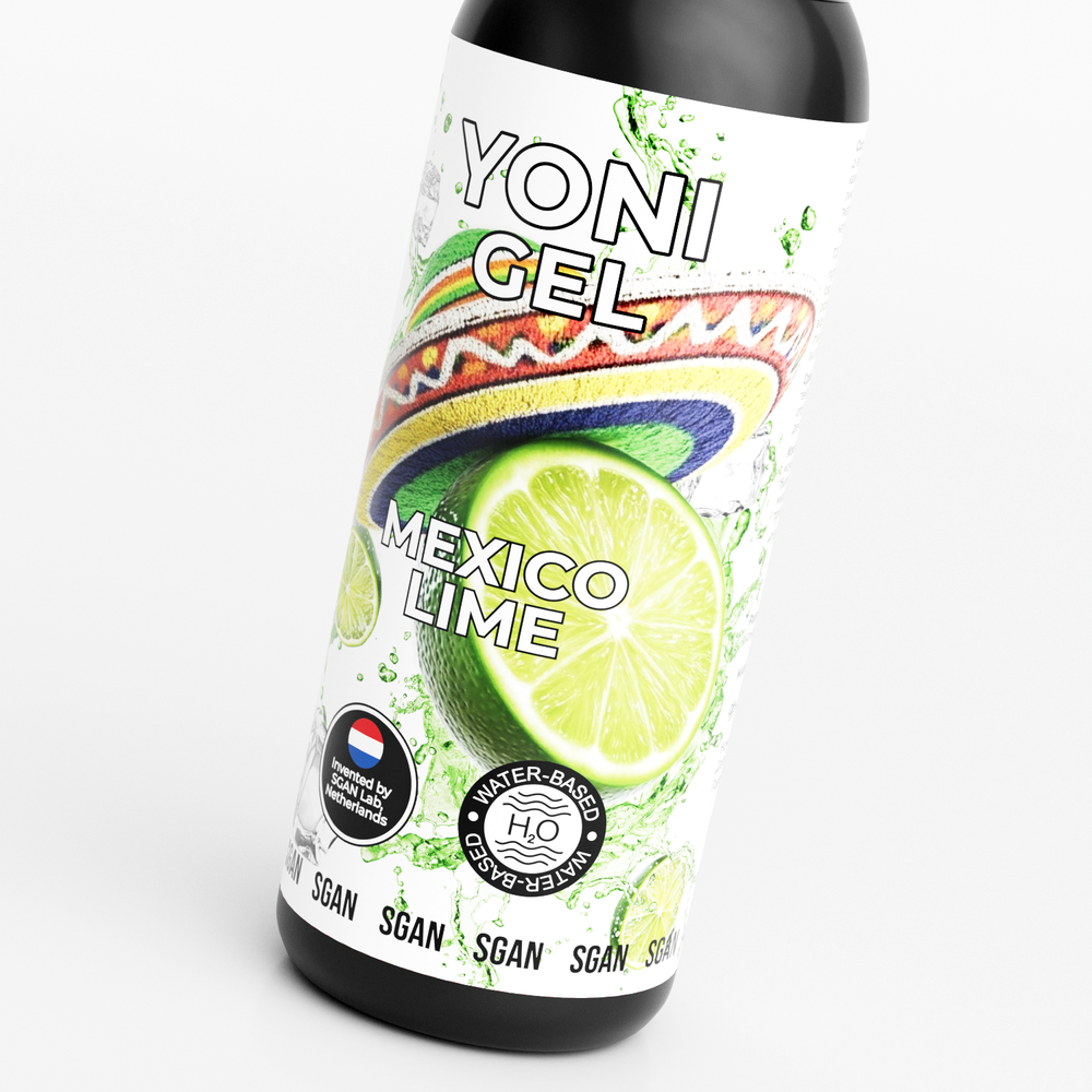 Лубрикант для орального секса SGAN YONI GEL со вкусом мексиканского лайма, 100 мл