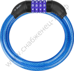 ЗУБР 1200 мм, d 10 мм, кодовый с изменяемым кодом, тросовый замок, Профессионал (37262-120)