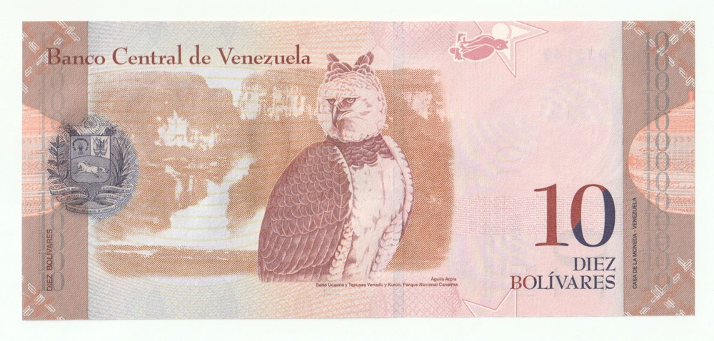 Venezuela, 10 Bolívares, 2014, UNC