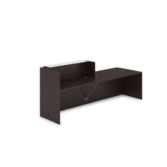 1КРС-КЛ.007.1 Комплект Ресепшн с фартуком HPL (2832*901*1149) (с подсветкой)