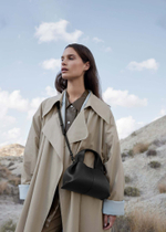 Сумка Polene Numéro Neuf Mini EDITION TEXTURED BLACK