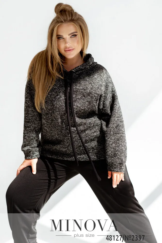 Костюм 2397-черный-белый Minova