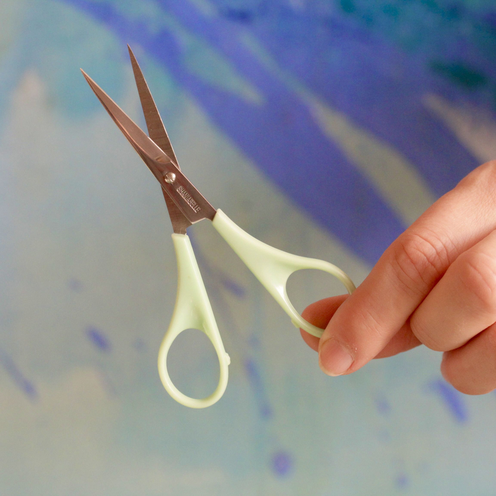 Ножницы для сахарной флористики и цветоделия острые с прямыми лезвиями