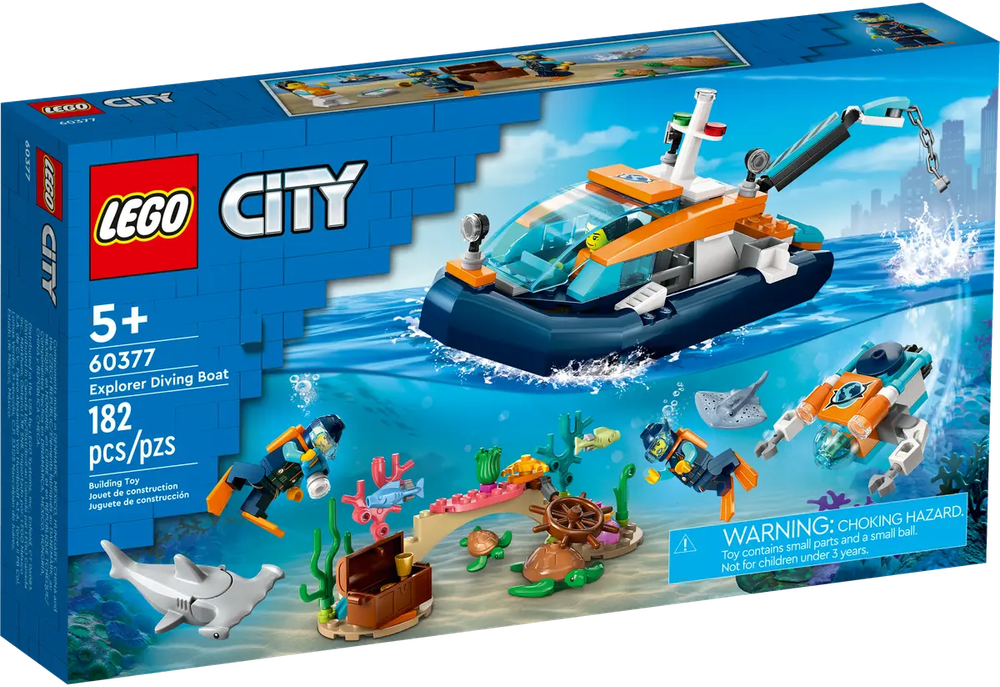 Конструктор City 60377 Корабль подводных исследований