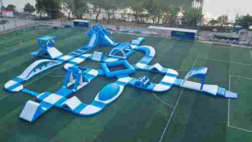 Большой аквапарк на воде «Пляжное путешествие 2» 38×36×4,5 м