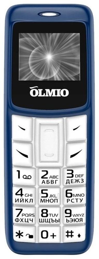 Мобильный телефон OLMIO A02 синий Мобильный телефон OLMIO A02 синий
