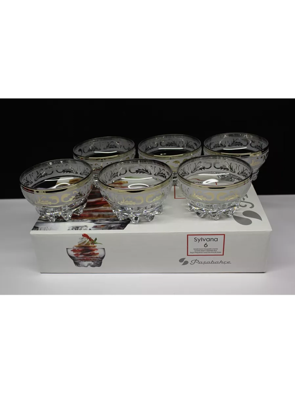 Салатник стеклянный 6 штук