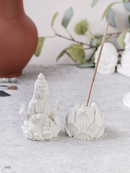 Набор статуэтка Лакшми и подставка для благовоний