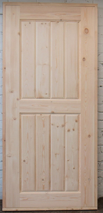 Дверь филенчатая 2,0х0,7 м б/К полотно без коробки, сосна
