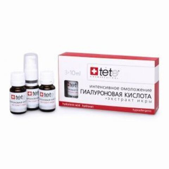 Гиалуроновая кислота + Экстракт икры /TETe Hyaluronic acid & Caviar Extract 3*10 ml