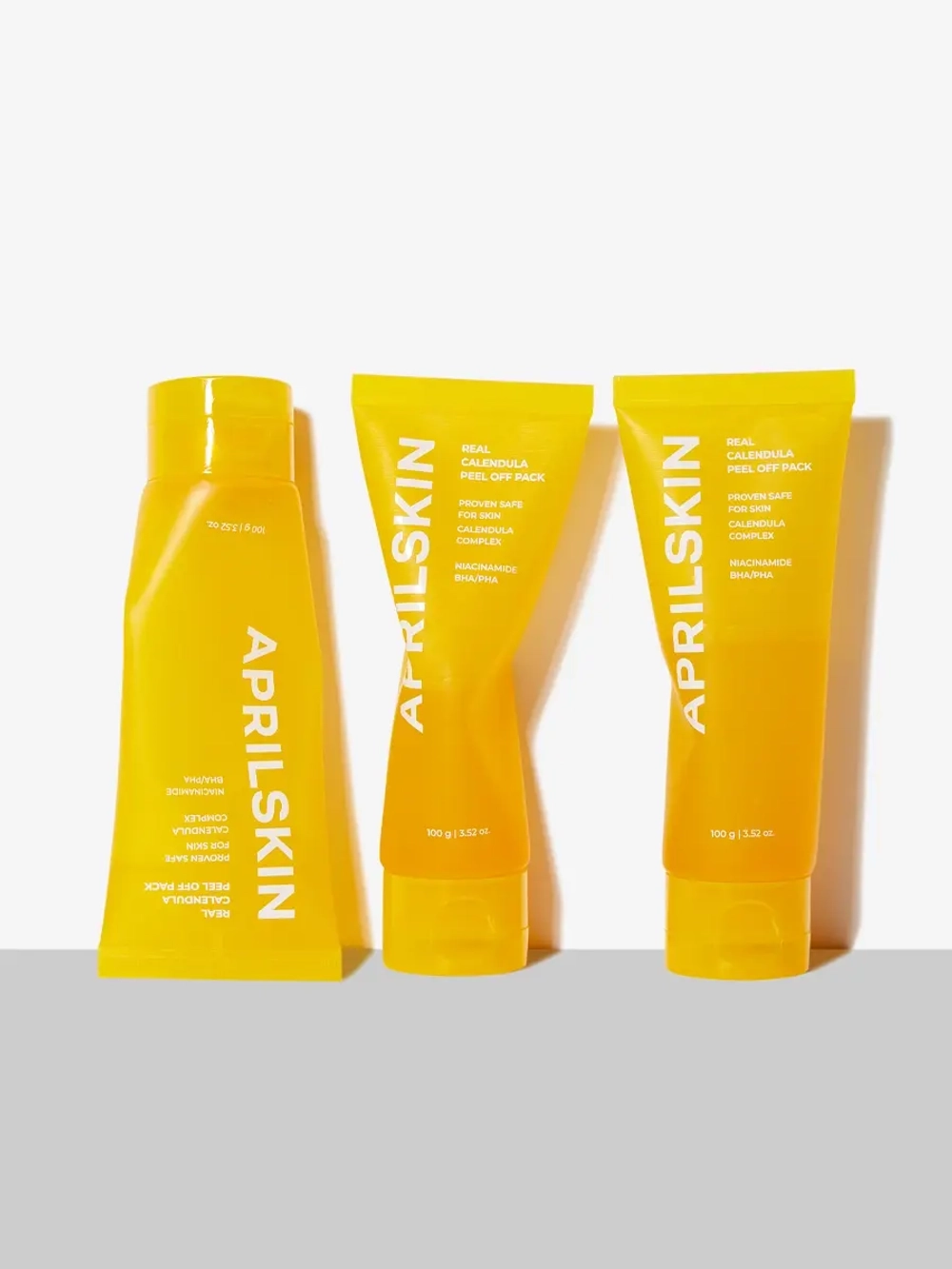 APRILSKIN Отшелушивающая маска-пленка с экстрактом календулы для сияния кожи Calendula Peel Off Pack 100 гр