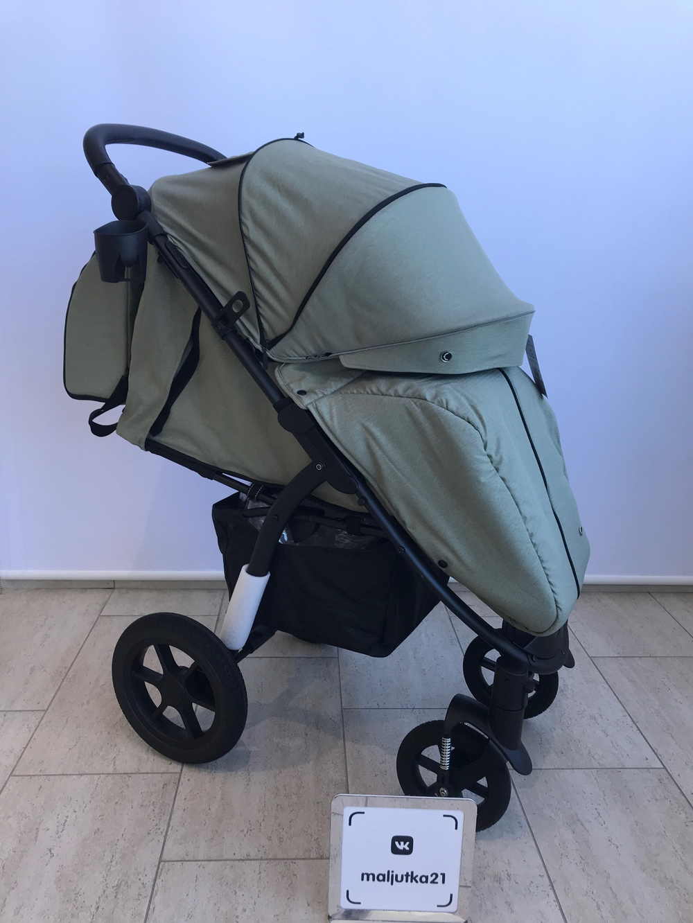 Коляска детская прогулочная арт.BG 114-5 MODEL CROSS AIR цвет Стальной