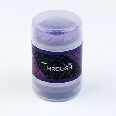 Фиолетовый сквозной мастурбатор Through HARD (Цвет: фиолетовый)