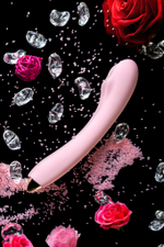 Вибромассажер Eromantica Kristen розовый 22,5 см