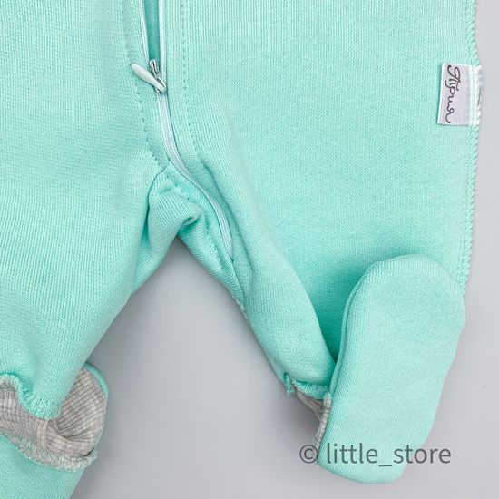 Комбинезон утепленный "Зайкины истории" ментоловый