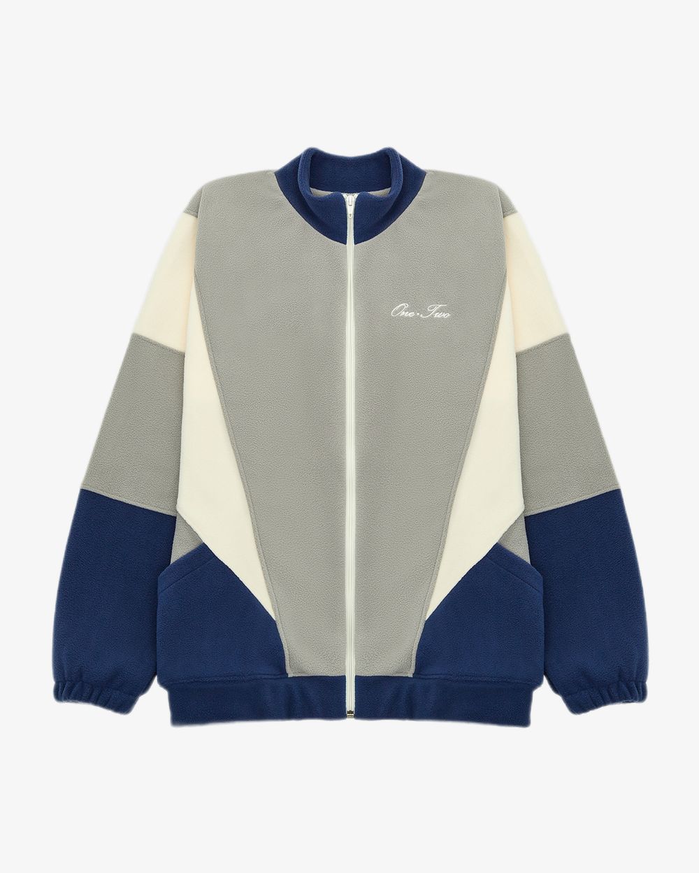 Толстовка One Two Zip-Up Grey-Navy Smoke