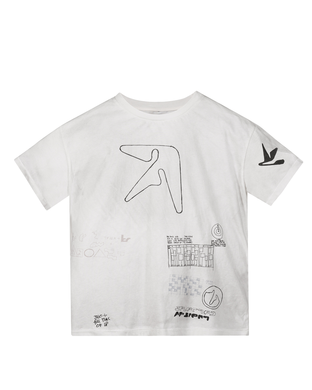 A—SKETCH t-shirt old white
