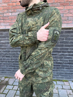 Костюм горка 6 весна-лето/зеленая цифра/панацея