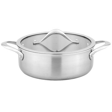 Кастрюля с крышкой 3ply etalon, D24 см, 4 л