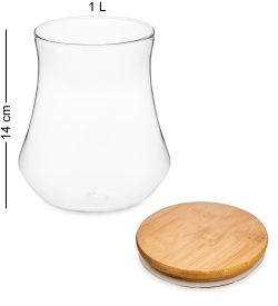 GS-130 Банка для сыпучих, 1л