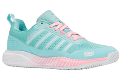 Женские кросовки для Padel K-Swiss Ultra Court Padel - soft neon blue/white/bubble gum
