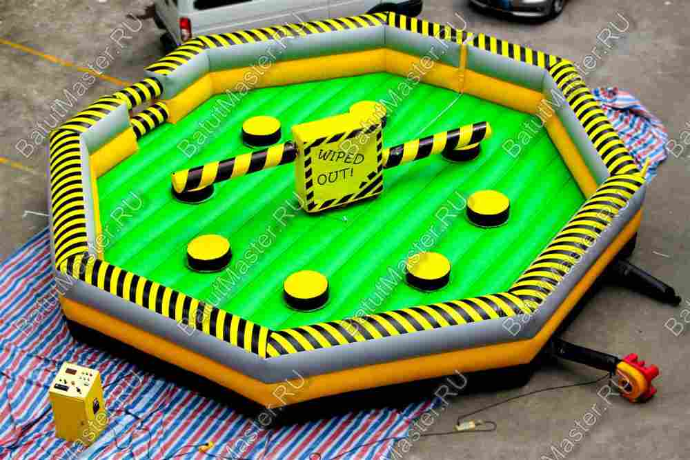 Батут для аттракциона "Увернись от палки" (Melt Down) 9*9*1.7 м