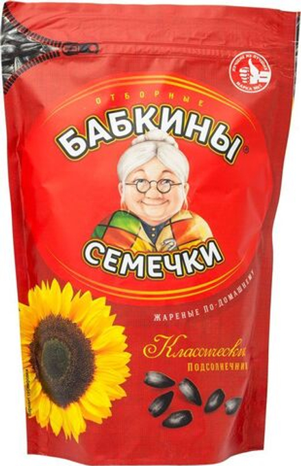 Семечки Бабкины Семечки жареные 300г